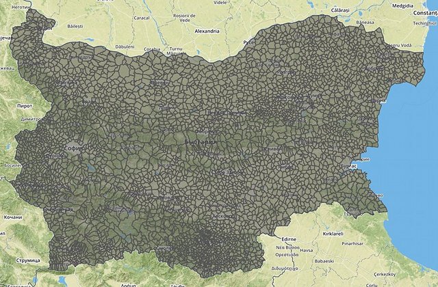 Граници на землищата в България